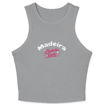 Discover Bachelor Party Crop Tank Top Madeira Pre Wedding