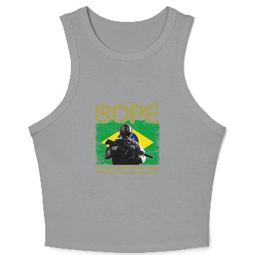 Discover BOPE Brazil Police Special Forces Crop Tank Top
