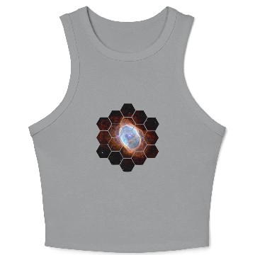 Discover James Webb Space Telescope Southern Ring Nebula Crop Tank Top