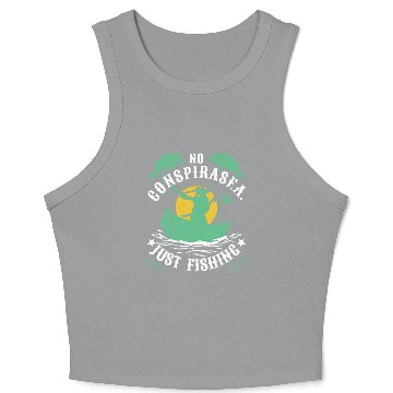 Discover Conspiracy Pirate Crop Tank Top