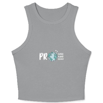 Discover Pro choice pro planet pro science Earth day Crop Tank Top