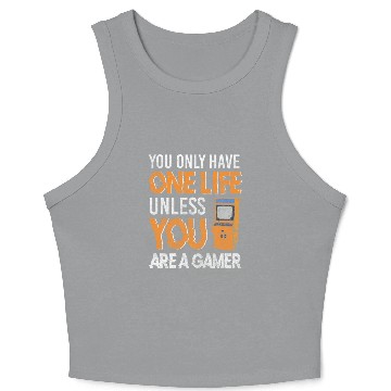 Discover Gamer Convention Console Video Game Crop Tank Top