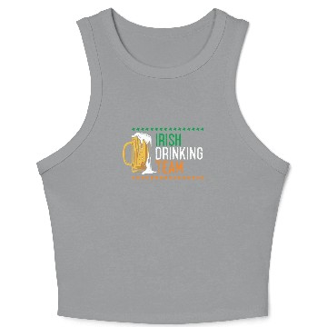 Discover Irish drinking team Crop Tank Top