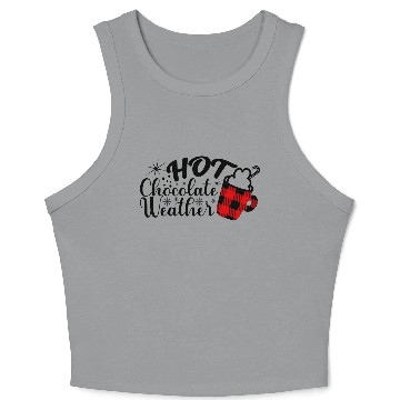 Discover Hot Chocolate Weather Crop Tank Top