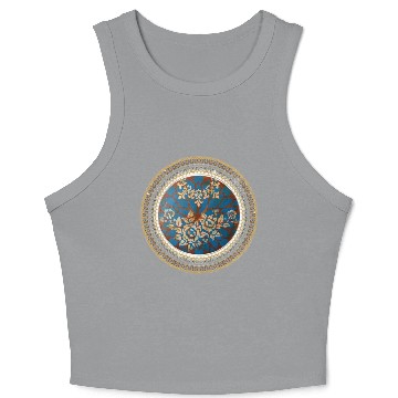 Discover Lace Mandala Crop Tank Top