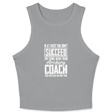 Discover Archery Archer Bowman Crop Tank Top