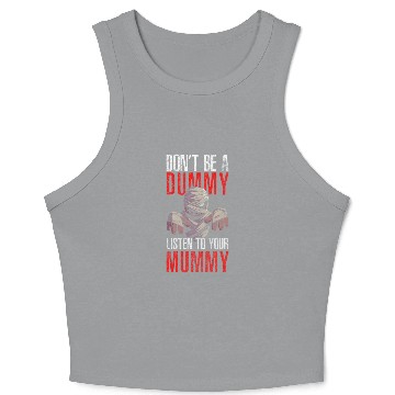 Discover Mummies Horror Undead Egypt Crop Tank Top