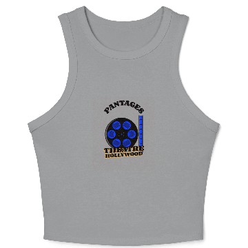 Discover Pantages Theatre Hollywood Crop Tank Top