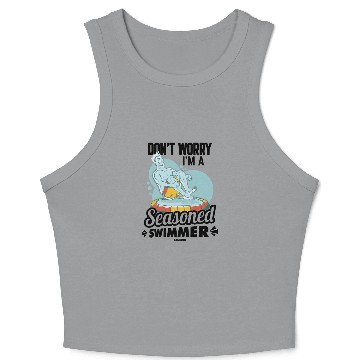 Discover To swim Crop Tank Top