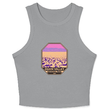 Discover Death Valley National Park Devil’s Golf Course Crop Tank Top