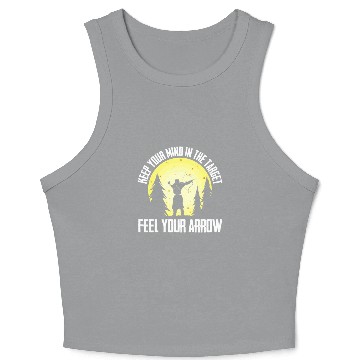 Discover Archery Archer Bowman Crop Tank Top