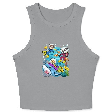 Discover Dragon Dragoff Dragon-Themed Behavioral Switch Crop Tank Top