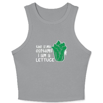 Discover I Am A Lettuce Funny Crop Tank Top