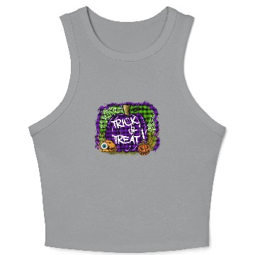 Discover Trick Or Treat Crop Tank Top