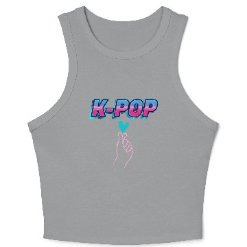 Discover kpop k-pop korean pop Crop Tank Top