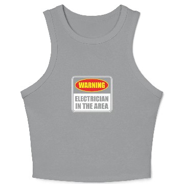 Discover Electrician Electrical Engineer Lineman Crop Tank Top