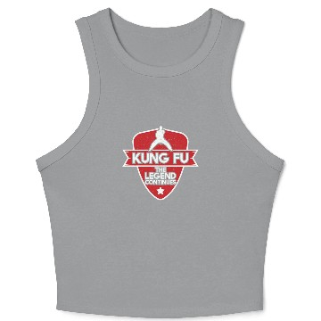 Discover Kung Fu The Legend Continues Crop Tank Top
