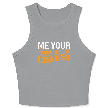 Discover Me your Kittues Cat lover Crop Tank Top