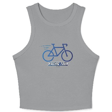 Discover Bicycle Racing Tour 2022 Crop Tank Top