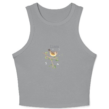Discover Waldtier Vogel Name Liam Crop Tank Top