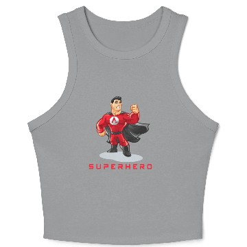Discover Super hero Crop Tank Top