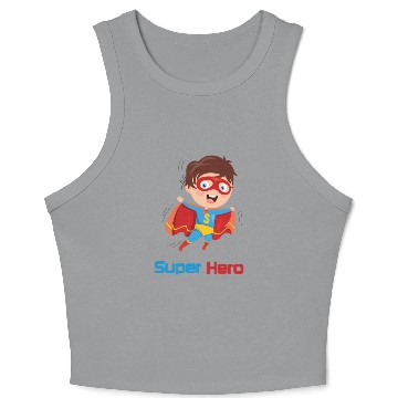 Discover Super hero Crop Tank Top