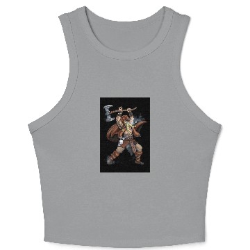 Discover Norse Viking Warrior Crop Tank Top
