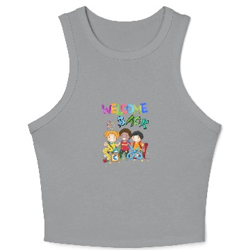 Discover Welcome back to school Crop Tank Top