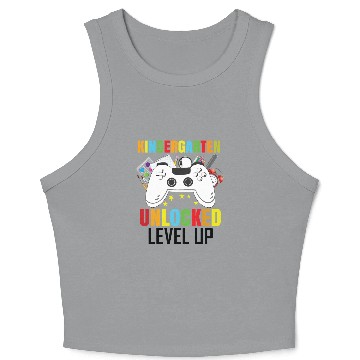 Discover Copy of Kindergarten Unlocked Level Up Crop Tank Top