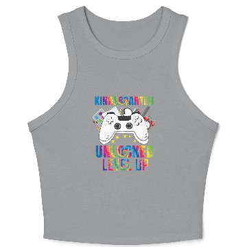 Discover Kindergarten Unlocked Level Up Crop Tank Top