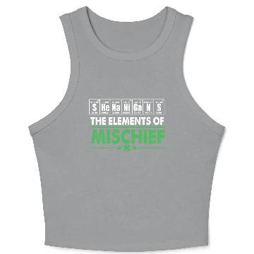 Discover St Patrick Day Science Periodic Table Shenanigans Crop Tank Top