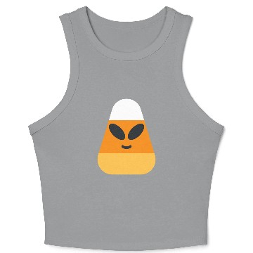 Discover Alien Candy Corn Halloween Costume Crop Tank Top