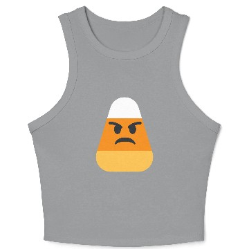 Discover Angry Candy Corn Halloween Costume Crop Tank Top