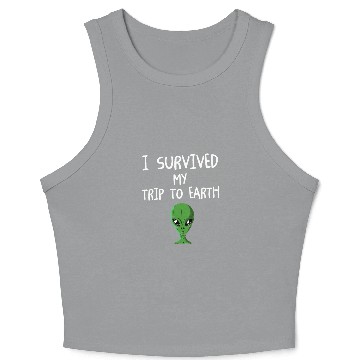 Discover Alien Crop Tank Top Ufo Extraterrestrial Children Mars