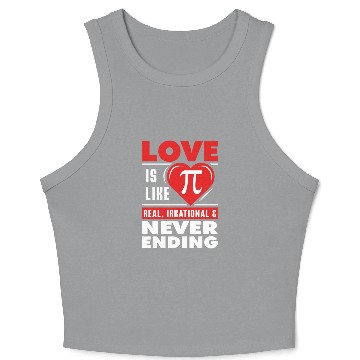 Discover Funny Pi Day Math Teacher Geek Gift Crop Tank Top