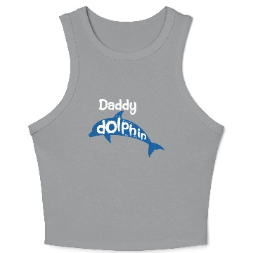 Discover Daddy Dolphin Crop Tank Top