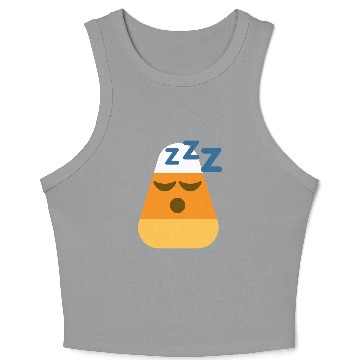 Discover Sleeping Candy Corn Halloween Costume Crop Tank Top