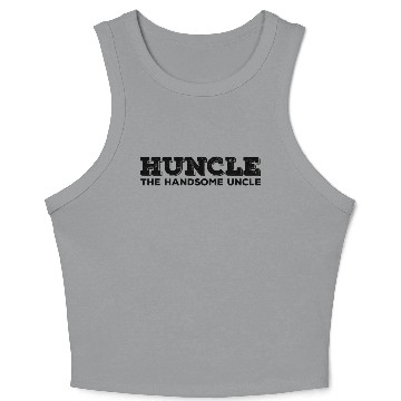 Discover Huncle The Handsome Uncle Crop Tank Top