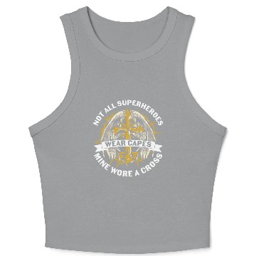 Discover Christian Sayings Crop Tank Top