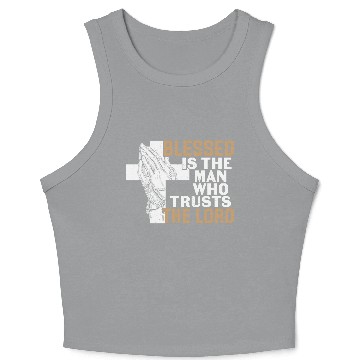 Discover Christian Sayings Crop Tank Top