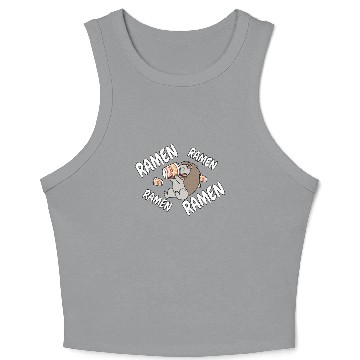 Discover Hedgehog Instant Ramen Noodles Crop Tank Top