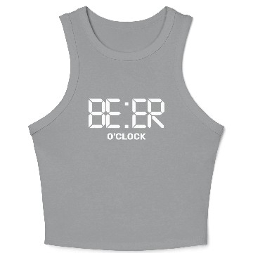 Discover BEER O'clock Crop Tank Top