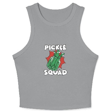 Discover Pickle Squad Crop Tank Top