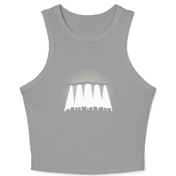 Discover Black Triangle, Phoenix Lights Crop Tank Top