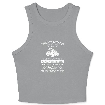 Discover Farmer Farmer Harvest Crop Tank Top