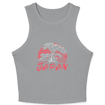 Discover Japan Cherry Blossom Country Crop Tank Top
