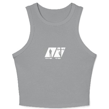 Discover Your Man My Man, Lineman Crop Tank Top