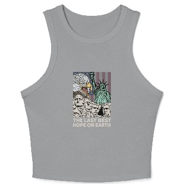 Discover The Last Best Hope on Earth Crop Tank Top