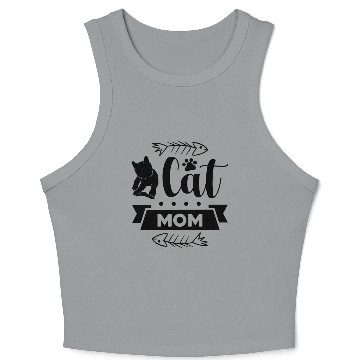 Discover Best Cat Mom Crop Tank Top