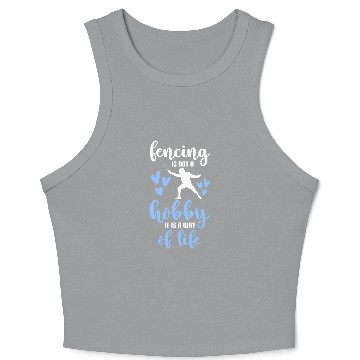 Discover Fencing Sport Crop Tank Top